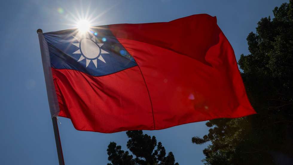 epa13297945 A Taiwan flag flutters in the winds in Taipei, Taiwan, 12 October 2026. Taiwan's Defense Minister Wellington Koo said the country is monitoring China's military exercises scheduled for 12 to 17 October and assessed that they will occur off China's coast rather than near Taiwan. However, the Ministry of National Defense is still preparing for various scenarios.  EPA/RITCHIE B. TONGO