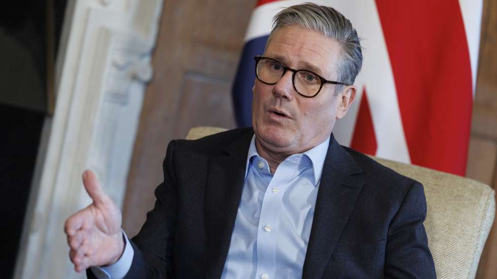 epa11869958 British Prime Minister Keir Starmer during a bilateral meeting with German Chancellor Olaf Scholz (not pictured) at Chequers, the official country residence of the UK Prime Minister, in Buckinghamshire, Britain, 02 February 2025.  EPA/TOLGA AKMEN / POOL