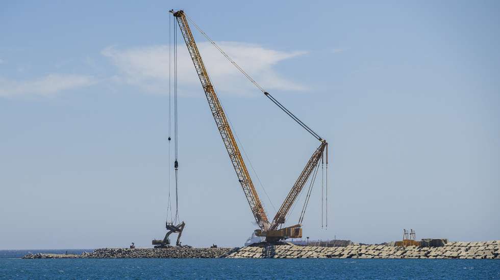 Inauguração das obras de expansão do Terminal de Contentores do Porto de Sines, 1.ª etapa da fase 3, iniciativa da PSA Sines, concessionária do Terminal de Contentores de Sines, 1 de julho de 2022. TIAGO CANHOTO/LUSA