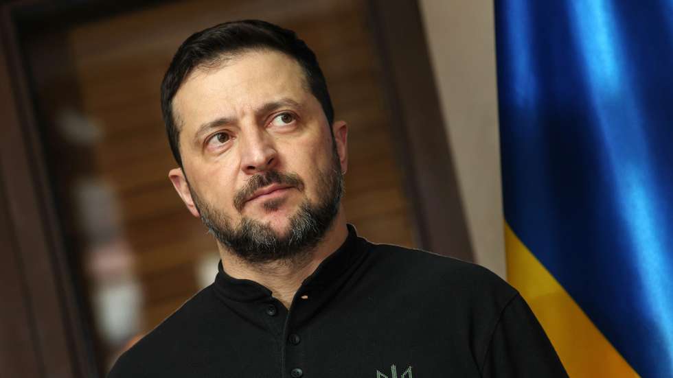 epa11897795 Ukrainian President Volodymyr Zelensky arrives to meet with the German Chancellor at the 61st Munich Security Conference (MSC) in Munich, Germany, 15 February 2025. High-level international decision-makers meet at the 61st Munich Security Conference in Munich from 14 to 16 February 2025 during their annual meeting to discuss global security issues.  EPA/Sean Gallup / POOL
