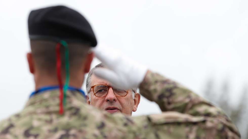 O Presidente da República, António José Seguro, visita o Campo Militar de Santa Margarida, Constância, 30 de abril de 2026. A visita enquadra-se no acompanhamento direto das Forças Armadas, permitindo ao comandante supremo contactar com os meios, os militares e o nível de prontidão das unidades e observar no terreno as capacidades que o Exército disponibiliza ao serviço de Portugal e dos compromissos internacionais. PAULO CUNHA/LUSA