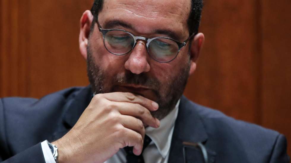 O ministro da Educação, João Costa, durante a audição na Comissão de Educação, Ciência, Juventude e Desporto na Assembleia da República, Lisboa, 2 de novembro de 2022.   MANUEL DE ALMEIDA/LUSA