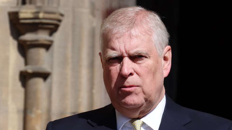 epa12042221 Britain’s Prince Andrew attends the Easter Service at Windsor Castle in Windsor, west of London, Britain, 20 April 2025. Members of the UK royal family attended the annual Easter service at Windsor Castle.  EPA/ANDY RAIN