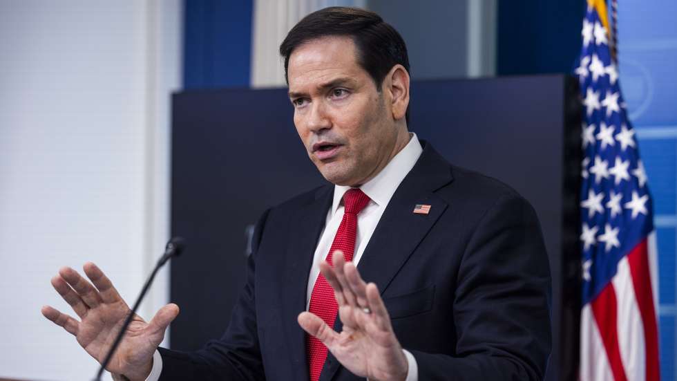 epa12934871 US Secretary of State Marco Rubio speaks about the Iran war in the White House Press Briefing Room in Washington, DC, USA, 05 May 2026. Rubio also addressed Cuba and Taiwan during the briefing.  EPA/JIM LO SCALZO