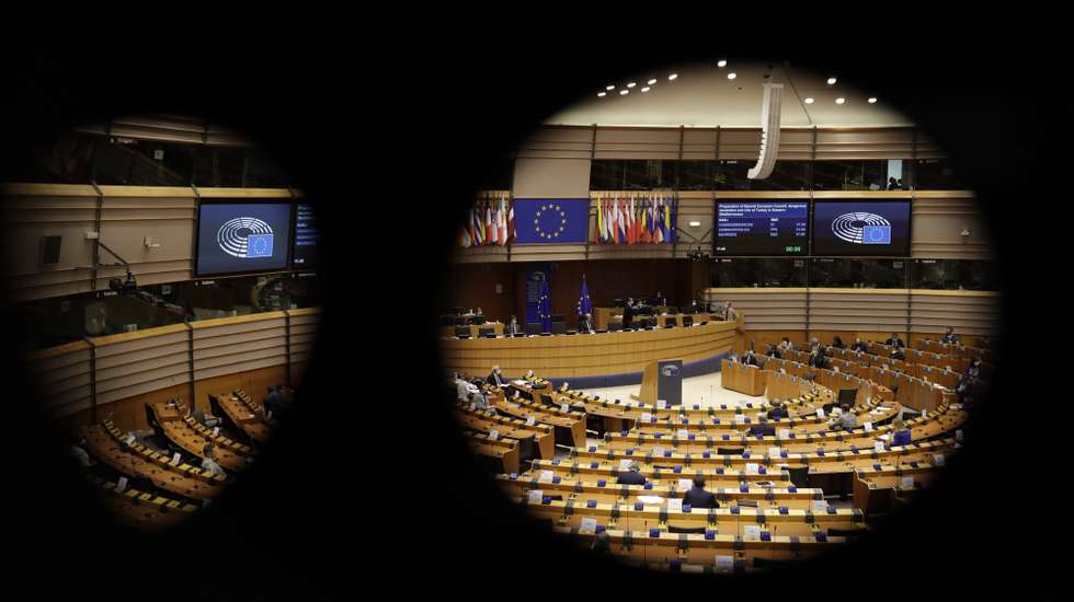 Vista geral durante uma sessão plenária no Parlamento Europeu