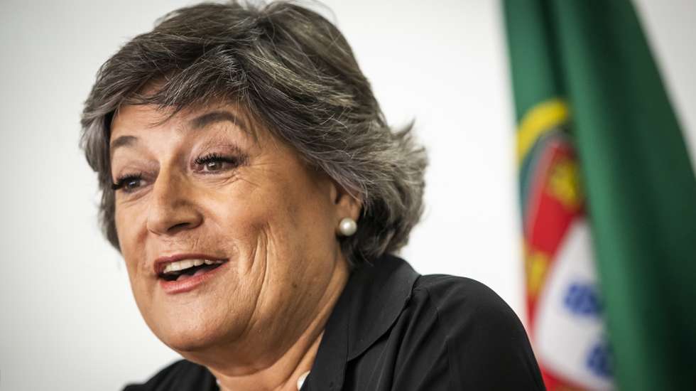 A ex-eurodeputada socialista, Ana Gomes, durante o anúncio da sua candidatura à Presidência da República, na Casa da Imprensa, em Lisboa,10 de setembro de 2020. JOSÉ SENA GOULÃO/LUSA