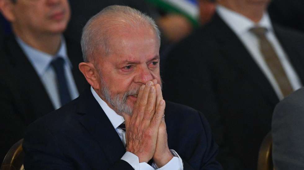 epa11569714 The President of Brazil, Luiz Inacio Lula da Silva, participates in the ceremony commemorating the 25 years of the Ministry of Defense, at the Army Club in Brasilia, Brazil, 28 August 2024.  EPA/ANDRE BORGES