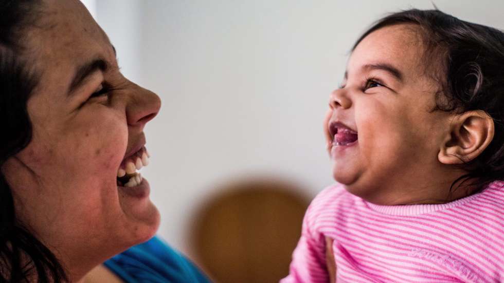 epa05286818 (13/15) A mother shares a laugh with her child at Lea Mothers' Home in Erd, Hungary, 30 April 2016. The Lea Home assists many of these young women who are under crisis while becoming mothers, and supports them to get ready to live the life of a normal family. One of the main tasks of the home is to grant babies a peaceful and suitable place to come into the world in decent circumstances. It also helps babies and young mothers to stay together after the successful delivery despite of their disadvantageous backgrounds.  EPA/ZOLTAN BALOGH PLEASE REFER TO THIS ADVISORY NOTICE (epa05286805) FOR FULL PACKAGE TEXT; HUNGARY OUT
