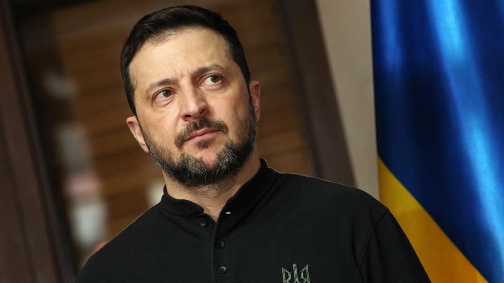 epa11897795 Ukrainian President Volodymyr Zelensky arrives to meet with the German Chancellor at the 61st Munich Security Conference (MSC) in Munich, Germany, 15 February 2025. High-level international decision-makers meet at the 61st Munich Security Conference in Munich from 14 to 16 February 2025 during their annual meeting to discuss global security issues.  EPA/Sean Gallup / POOL