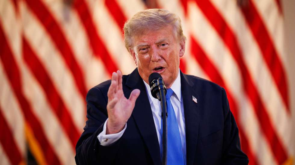 epa13208155 US President Donald Trump speaks during an End of Summer BBQ event with Republican lawmakers in the Rose Garden of the White House in Washington, DC, USA, 02 September 2026.  EPA/Samuel Corum / POOL