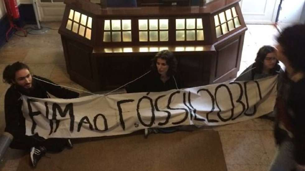 Imagem divulgada pelo coletivo de estudantes