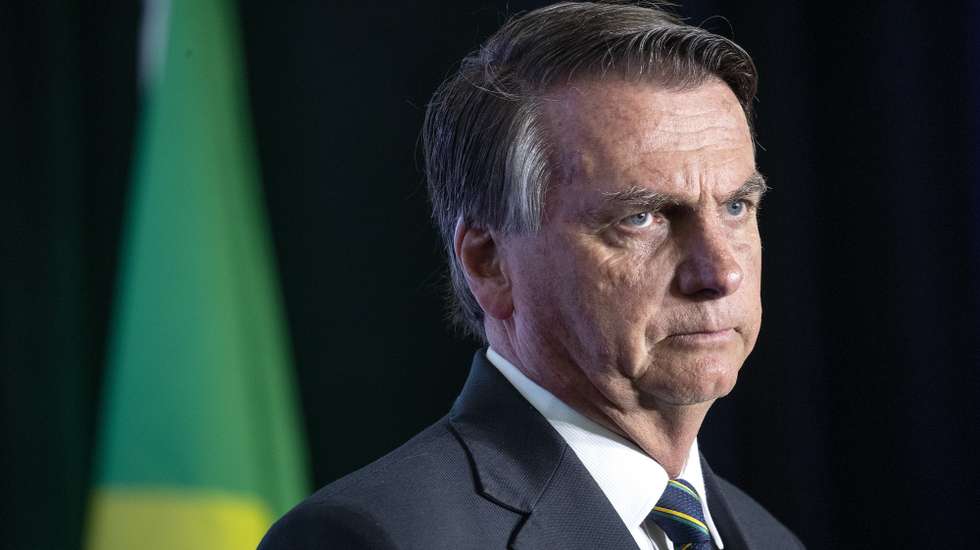 epa10446309 Former Brazil President Jair Bolsonaro attends the 'Power of the People' event at the Trump National Doral Miami, in Miami, Florida, USA, 03 February 2023. The event was hosted by Turning Point USA, a non-profit organization founded in 2012. According to the event organizers, it was Bolsonaro's first public event following the recent Brazilian elections.  EPA/CRISTOBAL HERRERA-ULASHKEVICH