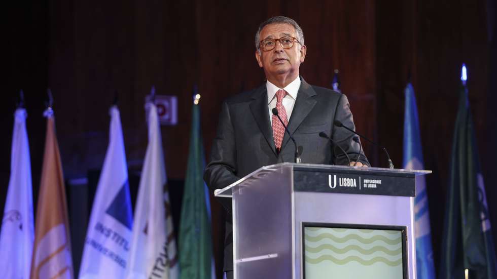 O Presidente da República, António José Seguro, intervém durante a sessão solene de abertura do Ano Académico 2026/27 da Universidade de Lisboa, na Aula Magna, Lisboa, 16 de setembro de 2026. MIGUEL A. LOPES/LUSA