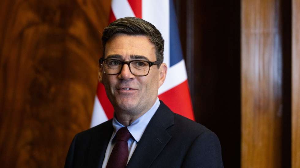 epa13266478 British Prime Minister Andy Burnham attends a bilateral meeting  with Norway's Prime Minister Jonas Gahr Store on the opening day of the Labour Party annual conference in Liverpool, Britian, 27 September 2026. The conference runs until 30 September.  EPA/CHRIS RATCLIFFE / POOL