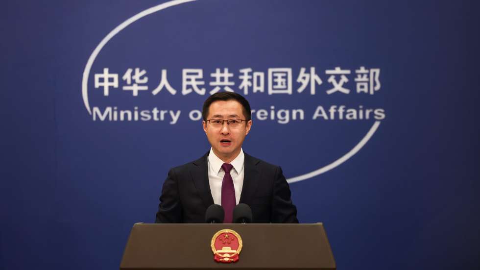 epa12628185 China's Foreign Ministry spokesperson Lin Jian speaks during a press conference at the Ministry of Foreign Affairs in Beijing, China, 05 January 2026. China reiterated Beijing's stance ‌on the US military action against Venezuela, called on the United States to immediately release Venezuelan President Nicolas Maduro. Ministry spokesperson Lin Jian noted that China is ready to work with the international community to uphold the UN Charter, safeguard the bottom line of international morality, and defend international fairness and justice.  EPA/WU HAO