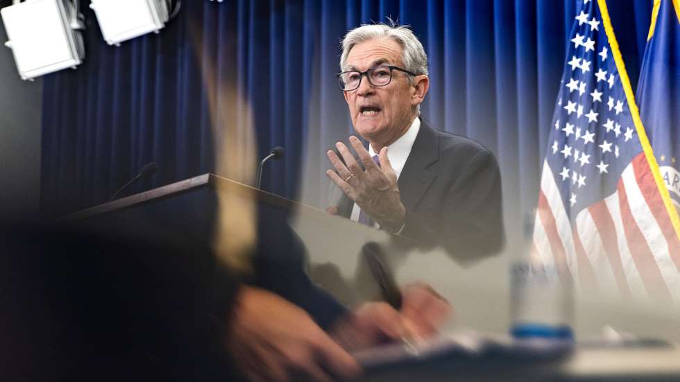 epaselect epa12491423 US Federal Reserve Chair Jerome Powell speaks to reporters following the Fed cut interest rates by a quarter point for a second consecutive meeting, at the Federal Reserve in Washington, DC, USA, 29 October 2025. Donald Trump, who earlier called Powell 'stupid' for not lowering rates, continues to press for deeper cuts.  EPA/JIM LO SCALZO