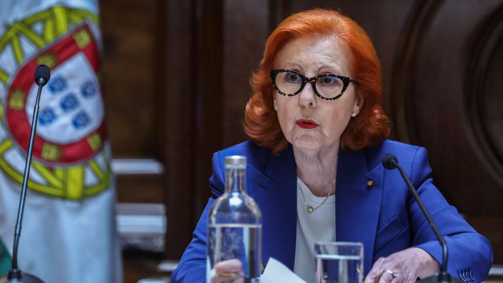 A ministra do Ambiente e Energia, Maria da Graça Carvalho, fala perante a Comissão e Ambiente e Energia, na Assembleia da República em Lisboa, 15 de abril de 2026. TIAGO PETINGA/LUSA