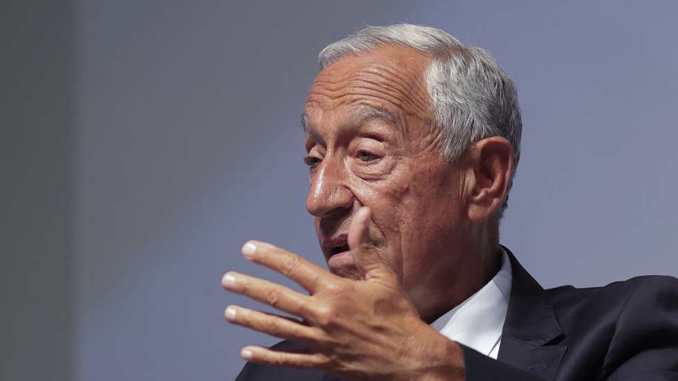 O Presidente da República, Marcelo Rebelo de Sousa, fala no 3.º BOOK 2.0, promovido pela APEL – Associação Portuguesa de Editores e Livreiros, para debater o futuro do livro, da leitura e da literacia em Portugal e na Europa, sob o tema “A Reinvenção das Espécies”, propondo uma reflexão sobre os desafios da leitura e da edição num tempo marcado pela transição digital, a sustentabilidade e a necessidade de reforçar a literacia, na Fundação Champalimaud, em Lisboa, 3 de setembro de 2025.   MANUEL DE ALMEIDA/LUSA