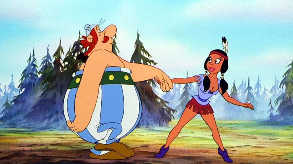 No livro "Astérix e os Índios" está em causa a sexualização da indígena que se apaixona por Obélix