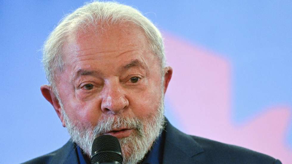 epa10718328 Brazilian President Luiz Inacio Lula da Silva participates in the opening of the 26th Meeting of the Sao Paulo Forum in Brasilia, Brazil, 29 June 2023. Lula made a firm defense of democracy and alternation in power during the forum, saying "We have to exercise democracy as much as possible, because it is important, to the extent that it establishes alternation in power and it is a constant exercise of victories and defeats, which forces you to make concessions every day".  EPA/Andre Borges