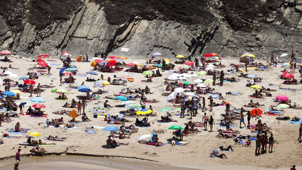A praia de S. Teotónio