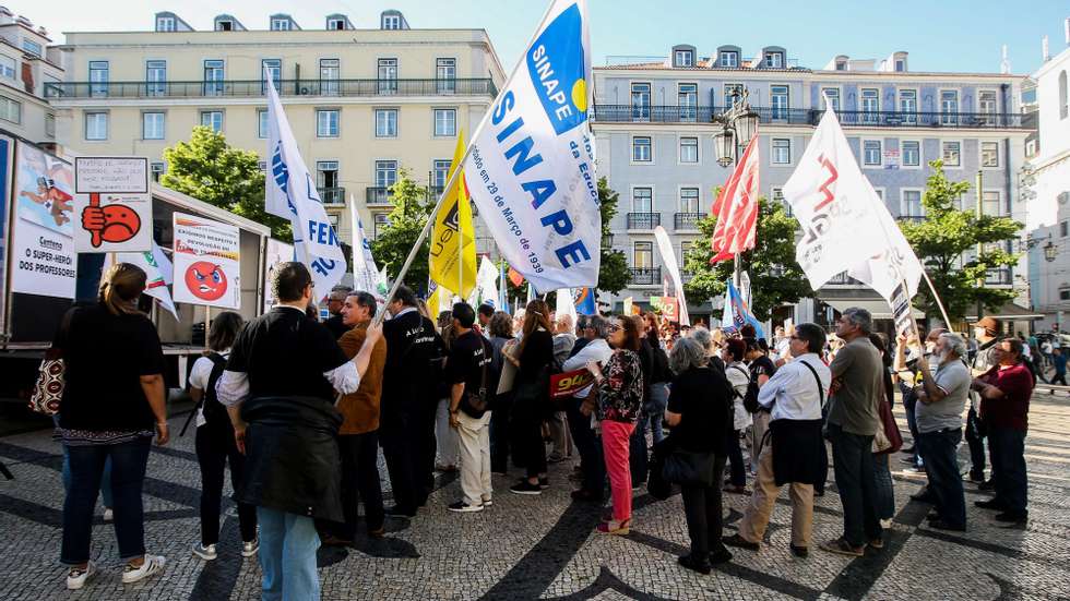 Manifestação de professores