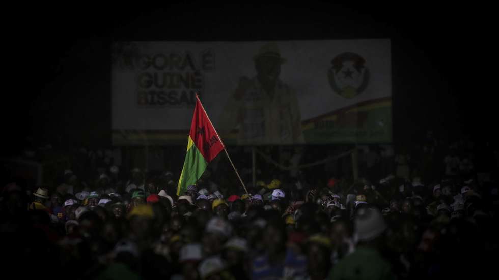 Supporters of Presidential candidate Domingos Simoes Pereira of The African Party for the Independence of Guinea and Cape Verde (PAIGC) during a rally at  Bissau, Guinea-Bissau, 17 November 2019. Presidential elections will be held in Guinea-Bissau on 24 November 2019 with a round between 12 candidates from a range of parties with a second round planned for 29 December if no candidate receives more than 50% of the vote.  ANDRE KOSTERS / LUSA