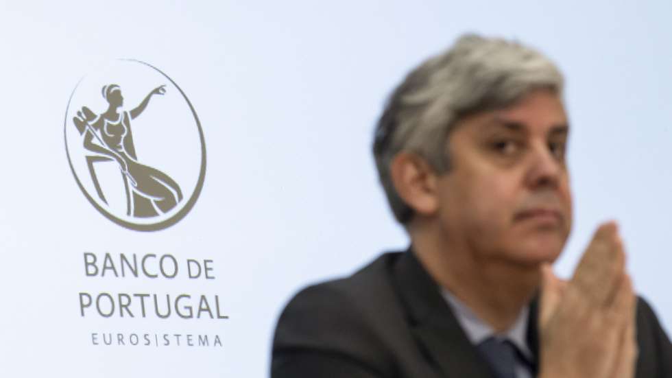 O governador do Banco de Portugal, Mário Centeno, durante a apresentação do Relatório de Estabilidade Financeira, no Banco de Portugal, em Lisboa, 17 de dezembro de 2020. JOSÉ SENA GOULÃO/LUSA