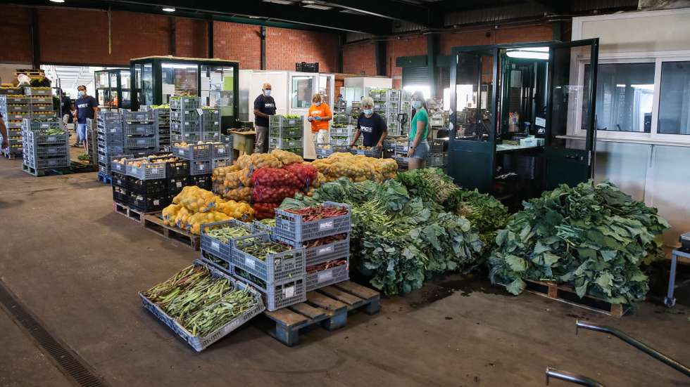 Mercado Abastecedor da Região de Coimbra (MAC), 6 de julho de 2020. PAULO NOVAIS/LUSA