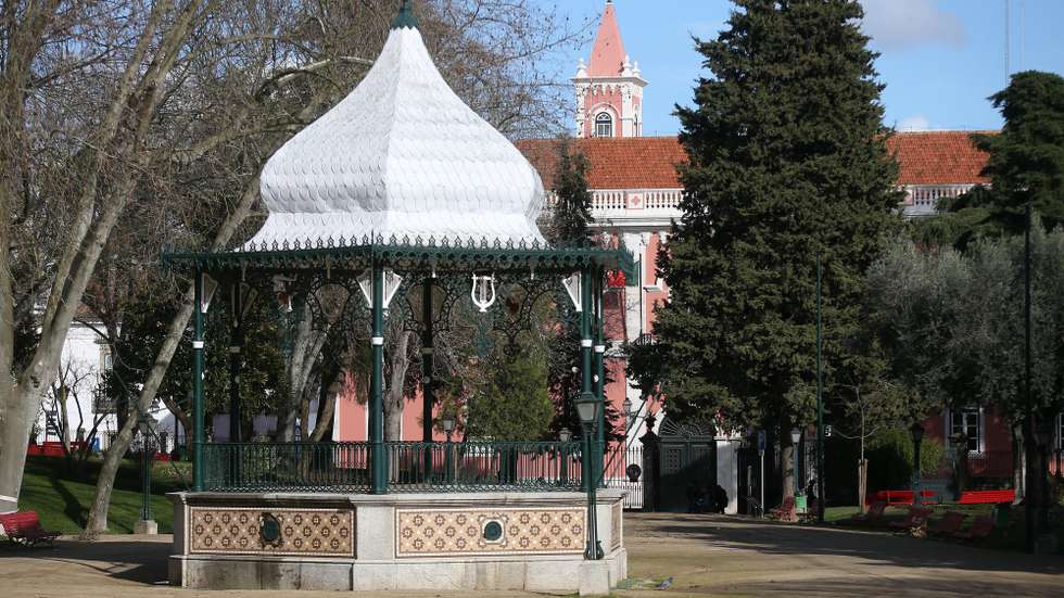 Jardim Municipal em Évora, 28 de dezembro de 2017. NUNO VEIGA/LUSA