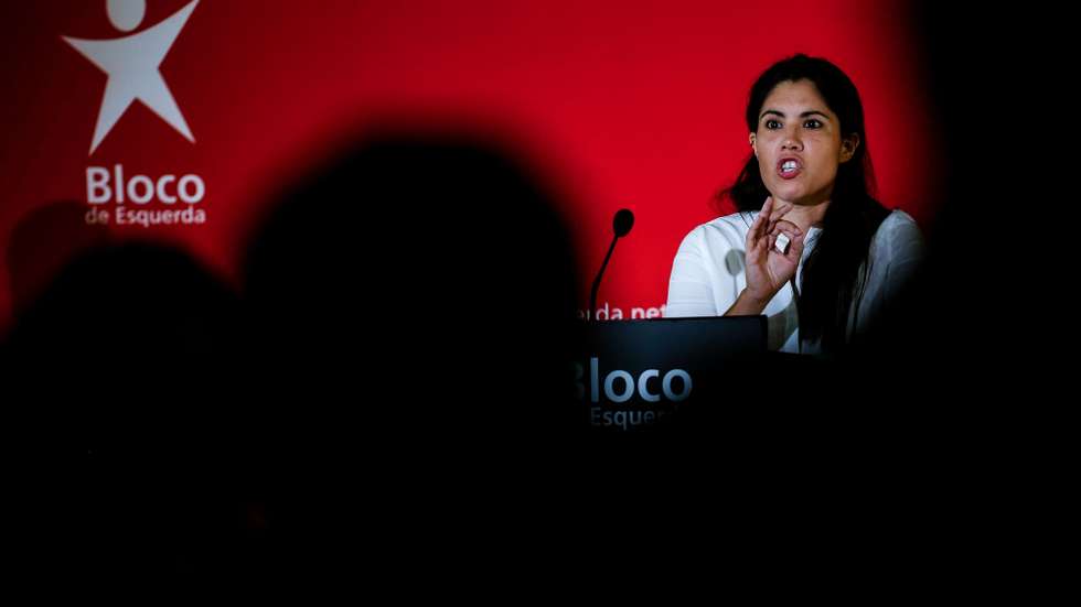 A deputada do Bloco de Esquerda, Mariana Mortágua, durante o encontro &quot;Vencer a Crise - as respostas da esquerda” realizado em Lisboa, 10 de setembro de 2020. NUNO FOX/LUSA