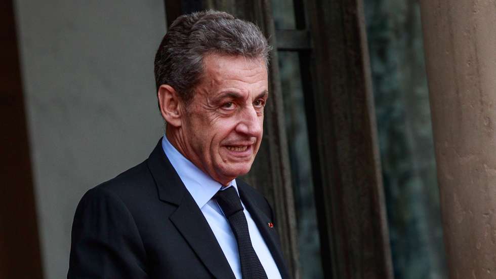 epa09044728 (FILE) - Former French president Nicolas Sarkozy leaves Elysee palace after a lunch for the visiting leaders and heads of state, following a memorial for French former President Jacques Chirac, at the Elysee Palace in Paris, France, 30 September 2019  (reissued 01 March 2021). Former French President Nicolas Sarkozy has been sentenced to three years in prison for corruption.  Two years of the sentence will be suspended. In 2013, Nicolas Sarkozy was using a false name, Paul Bismuth, to make phone calls to his lawyer, Thierry Herzog, about the decision that the Court of Cassation was about to take regarding the seizure of presidential diaries in a separate case.  EPA/CHRISTOPHE PETIT TESSON