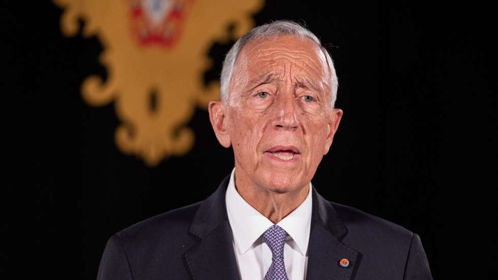 O Presidente da República, Marcelo Rebelo de Sousa, fala ao País sobre a décima renovação do segundo estado de emergência no Palácio de Belém, Lisboa, 25 de março de 2021.  RUI OCHÔA/PRESIDÊNCIA DA REPÚBLICA/LUSA