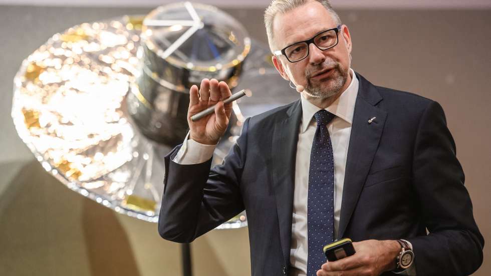 O diretor da Agência Espacial Europeia, Josef Aschabacher
