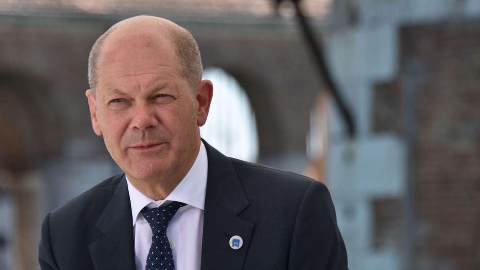 epa09333781 German Minister of Finance Olaf Scholz arrives at the Arsenale for the G20 Finance Ministers and Central Bank Governors Meeting in Venice, northeastern Italy, 09 July 2021. The G20 (or Group of Twenty) Finance Ministers and Central Bank Governors (FMCBG) will gather on 09 and 10 July 2021, for the third time under the Italian G20 Presidency.  EPA/ANDREA MEROLA