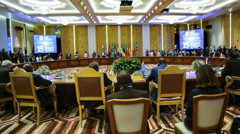 XIII Conferência de Chefes de Estado e de Governo da Comunidade dos Países de Língua Portuguesa (CPLP), em Luanda, Angola, 17 de julho de 2021. Nesta cimeira, que decorre sob o tema "Construir e Fortalecer um Futuro Comum e Sustentável", Angola assume a presidência rotativa da CPLP, até agora assegurada por Cabo Verde. AMPE ROGÉRIO/LUSA