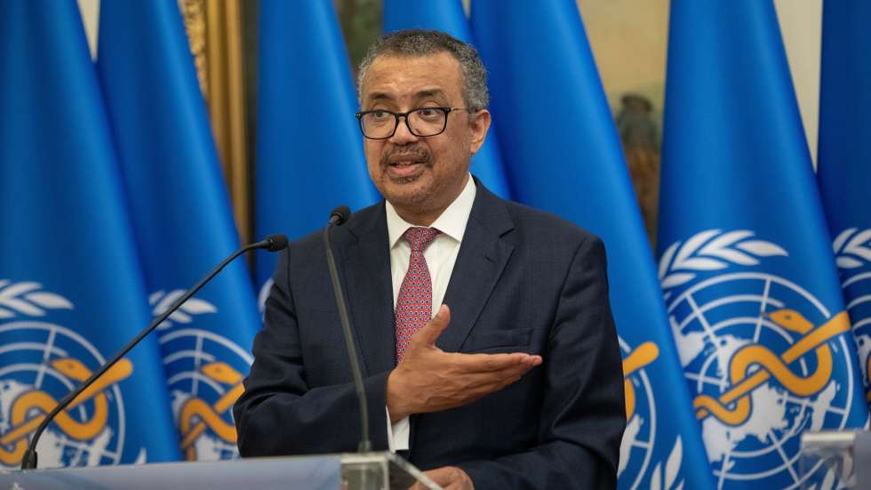 Doretor-geral da OMS Tedros Adhanom Ghebreyesus