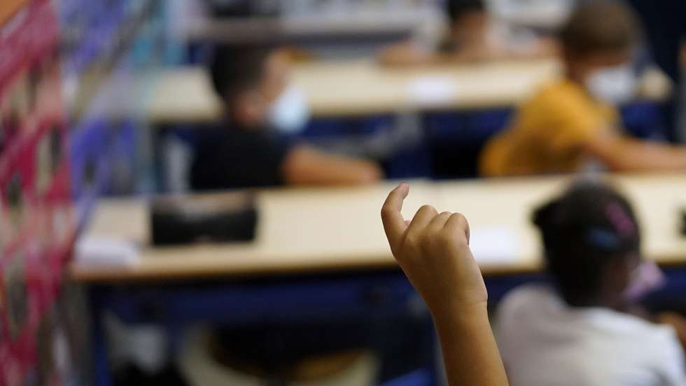 Alunos numa escola