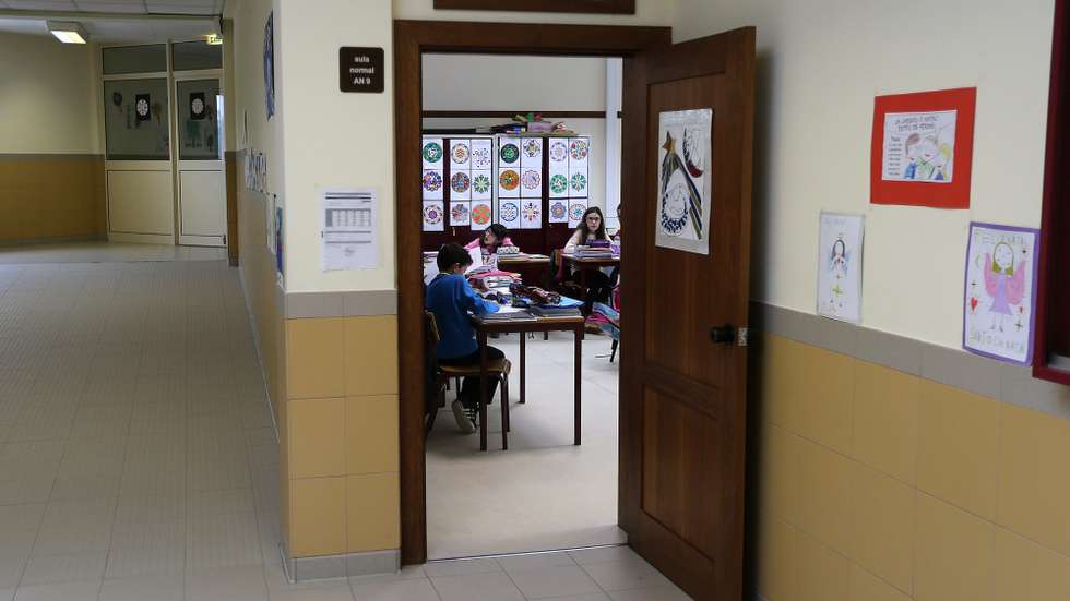 Escola Básica Manuel Ferreira Patrício, Évora, 3 de janeiro de 2017. NUNO VEIGA/LUSA