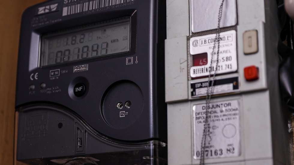 Contador de eletricidade, Lisboa, 23 de novembro de 2021. ANTÓNIO COTRIM/LUSA