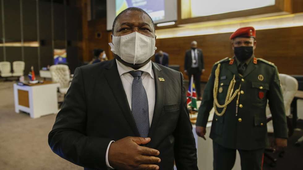 O Presidente de Moçambique, Filipe Nyusi