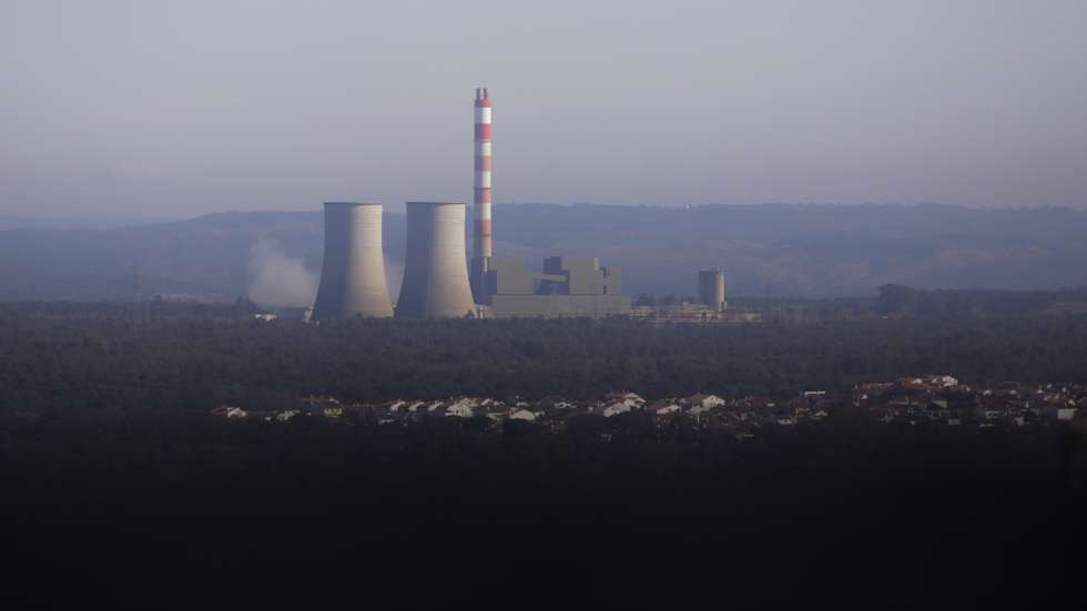 A Central do Pego termina hoje o contrato de produção de energia a partir de carvão, após a apresentação de Medidas para uma Transição Energérica Justa, um programa de apoio e de compensações aos trabalhadores e às regiões afetadas pelo encerramento de unidades de produção energética a partir de combustíveis fosseis, como a Central do Pego em Abrantes que termina oficialmente hoje o contrato de produção de energia, Abrantes, 30 de novembro de 2021. PAULO CUNHA /LUSA