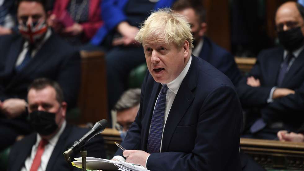 A handout photograph released by the UK Parliament shows British Prime Minister Boris Johnson during the Prime Minister's Questions (PMQs) at the House of Common in London, Britain, 05 January 2021. EPA/UK PARLIAMENT/JESSICA TAYLOR HANDOUT -- MANDATORY CREDIT: UK PARLIAMENT/JESSICA TAYLOR -- HANDOUT EDITORIAL USE ONLY/NO SALES