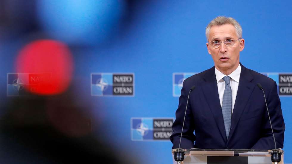 o secretário-geral da NATO, Jens Stoltenberg