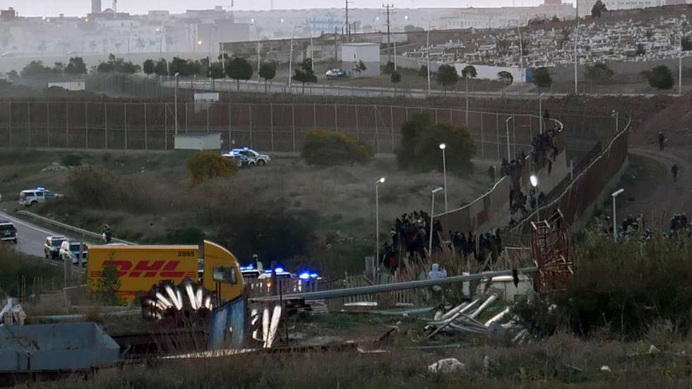 Migrantes em Melilla