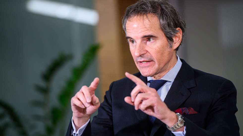 O diretor da Agência Internacional de Energia Atómica (AIEA) Rafael Mariano Grossi