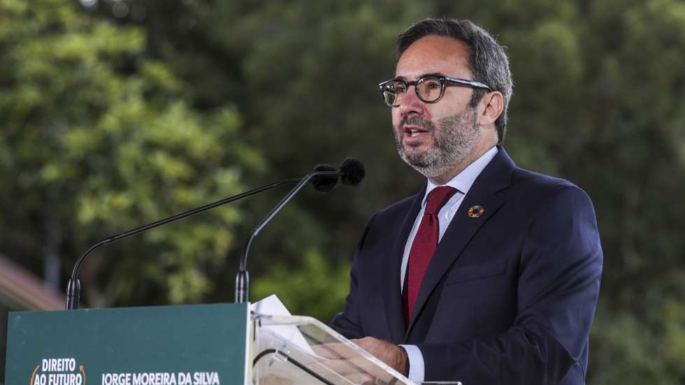 Jorge Moreira da Silva apresenta a sua candidatura à liderança do Partido Social Democrata (PSD) nas eleições diretas, em Lisboa 20 de abril de 2022. TIAGO PETINGA/LUSA