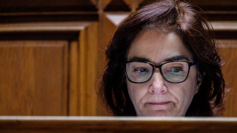 A ministra da Ciência, Tecnologia e Ensino Superior, Elvira Fortunato, durante a sua audição na Comissão de Orçamento e Finanças no âmbito da apreciação, na especialidade, da Proposta de Lei n.º 4/XV/1.ª (GOV) — Aprova o Orçamento do Estado para 2022, na Assembleia da República, em Lisboa, 4 de maio de 2022. MÁRIO CRUZ/LUSA