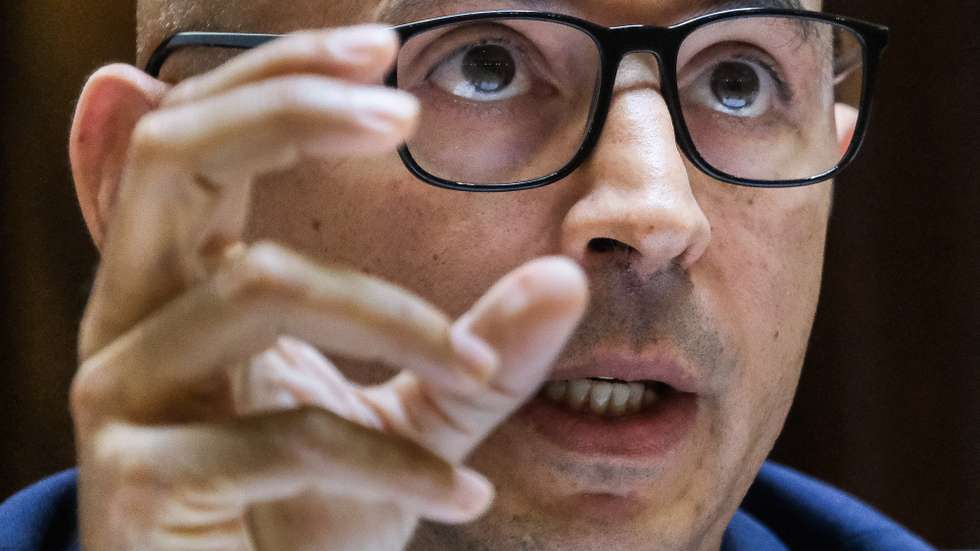 O ex-ministro das Finanças e atual vice-reitor do Instituto Universitário de Lisboa (ISCTE), João Leão, durante a sua audição na Comissão de Educação e Ciência sobre o processo de financiamento público ao Centro de Valorização e Transferência de Tecnologias do ISCTE, na Assembleia da República, em Lisboa, 21 de junho de 2022.MÁRIO CRUZ/LUSA