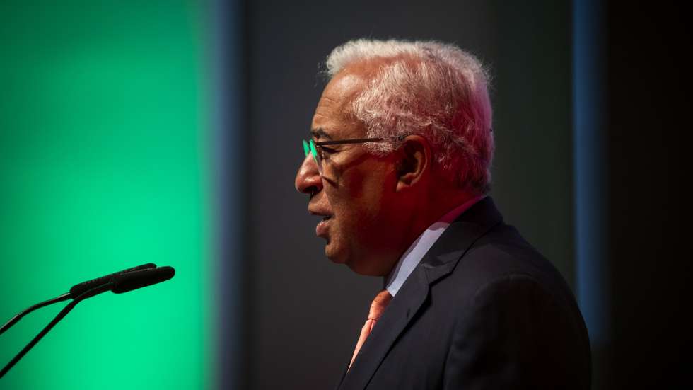 O primeiro-ministro, António Costa, usa da palavra durante a sessão de abertura da VI Cimeira do Turismo Português, no auditório da Fundação Champalimaud, em Lisboa, 27 de setembro 2022. JOSÉ SENA GOULÃO/LUSA